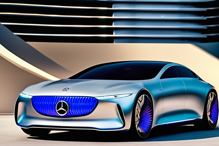 Mercedes-Benz Unveils Vision Iconic EV: A Futuristic Luxury Coupe Blending Classic Design with Autonomous Prowess