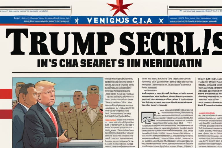 "Trump Reveals CIA's Secret War in Venezuela"