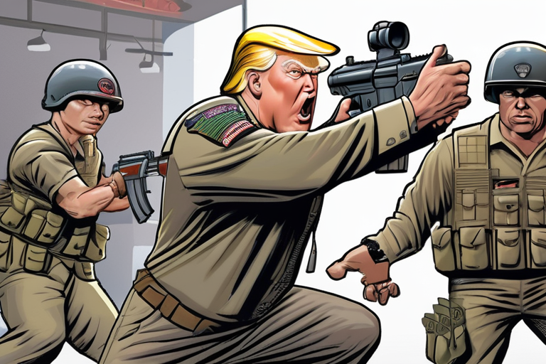 Trump Fabricates Story of Hand-to-Hand Combat Between Troops and Child Gangsters in D.C.