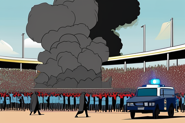 Kenyan Police Deploy Tear Gas to Disperse Mourners at Kasarani Stadium