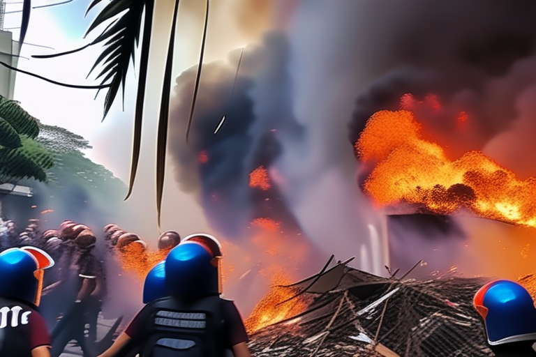 Protesters' Fury Turns Deadly in Indonesia as Council Buildings Go Up in Flames