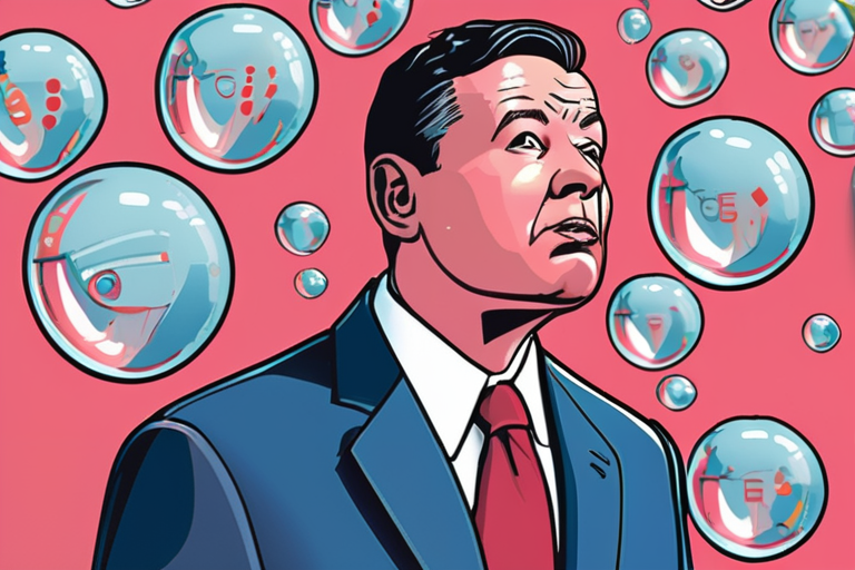 "AI Bubble on Brink of Collapse, Expert Warns"