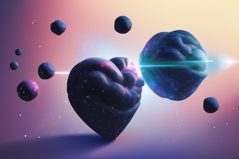 "Galaxy's Hidden Heart Revealed: Dark Matter Particles Uncovered"