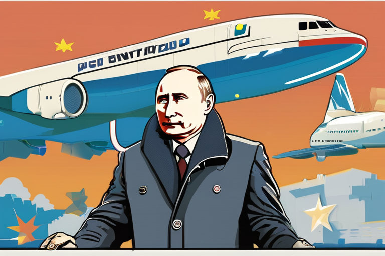 Can Putin's Flying Kremlin travel to through EU airspace to Budapest?