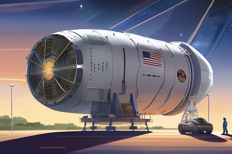 NASA's Next Moonship Arrives at Kennedy Space Center for Historic Launch