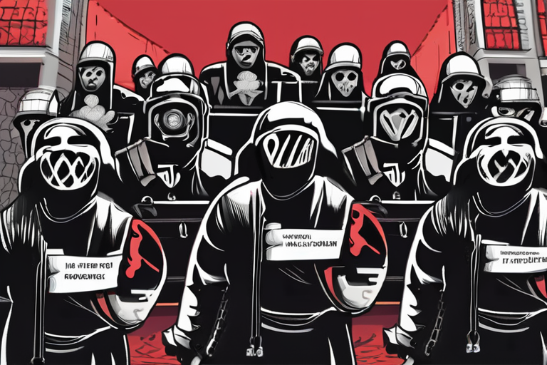 “Antifa” Protesters Charged With Terrorism for Constitutionally Protected Activity