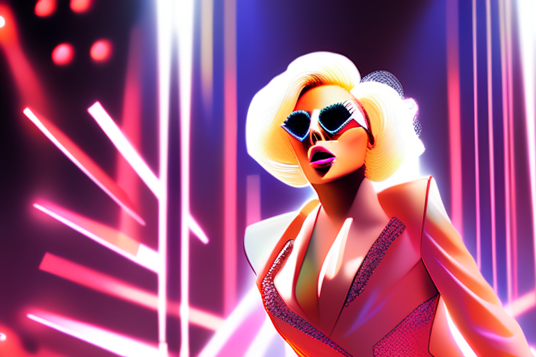 Lady Gaga Lights Up the 2025 MTV VMAs Stage