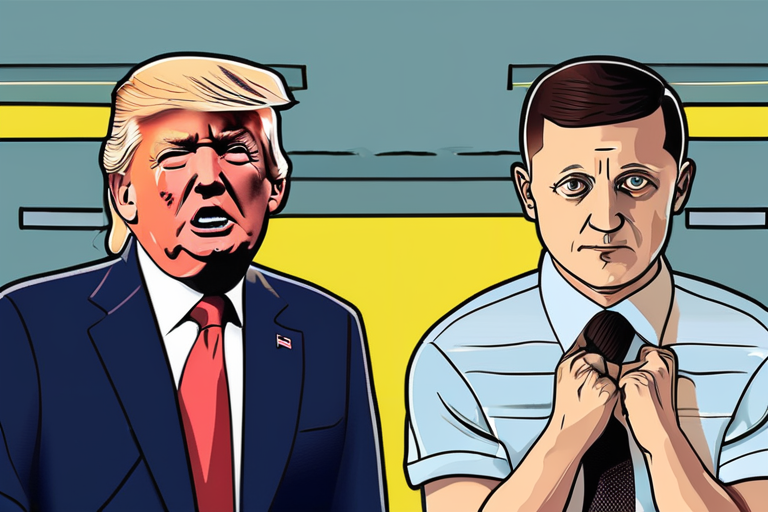 Zelenskyy's Plea for Tomahawks Falls Flat: Trump's Ambiguous Response Sparks Tensions