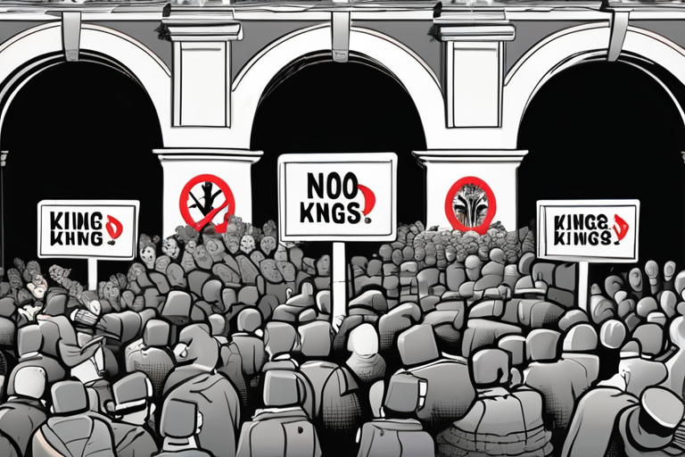 Protesters Demand End to "No Kings" Era Across US and Europe