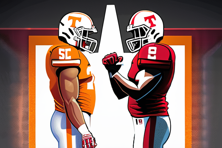 Tennessee Volunteers Face Off Against Fierce Alabama Crimson Tide in SEC Showdown
