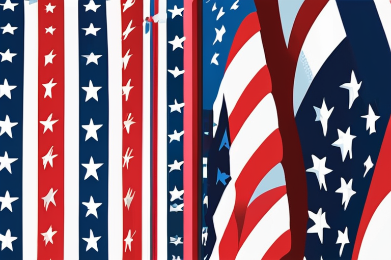 American Flags Dominate "Hate America" Rally at US Capitol Building