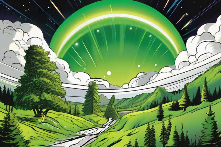 Comets Unleash Cosmic Spectacle: Bright Green Visitors Arrive Just Before Meteor Shower Peak
