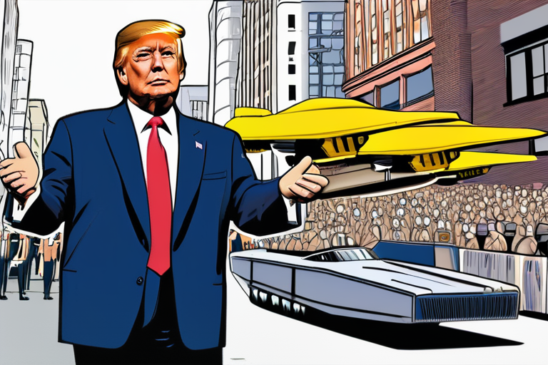 Trump Deploys AI-Generated "King Trump" Fighter Jet in Bizarre NYC Protest Response