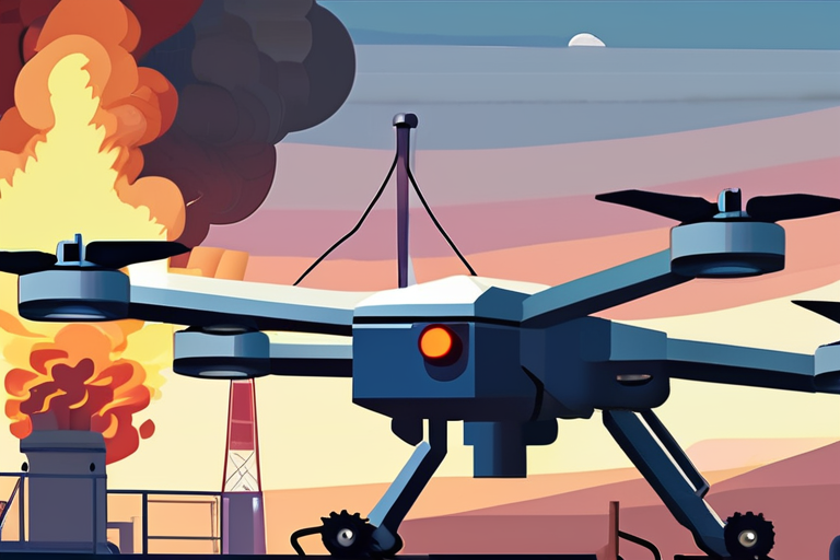 Ukraine's Drone Forces Strike Russian Gas Plant in Long-Range Operation