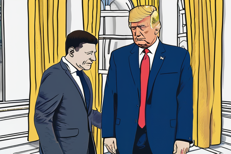 Trump Meets Zelensky at White House Amid Ongoing Russia-Ukraine Conflict