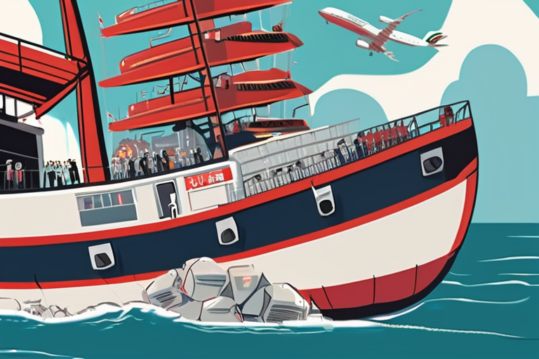 "Emirates Cargo Plane Plunges into Sea, Two Lives Lost in Hong Kong Crash"