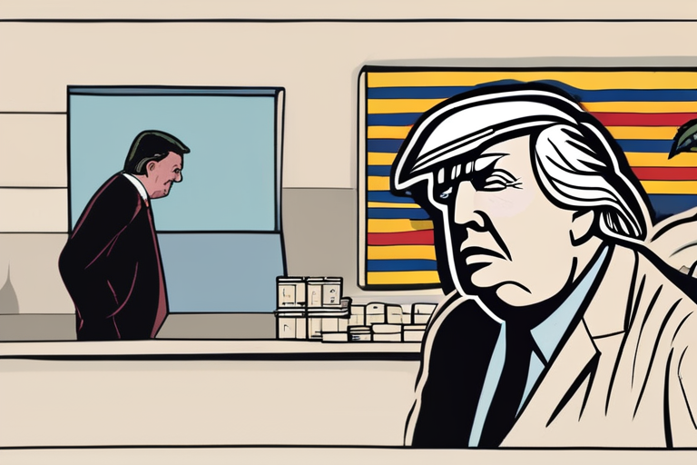 "Trump Slaps Tariffs, Cuts Aid to Colombia Amid Escalating Drug Trade Row"