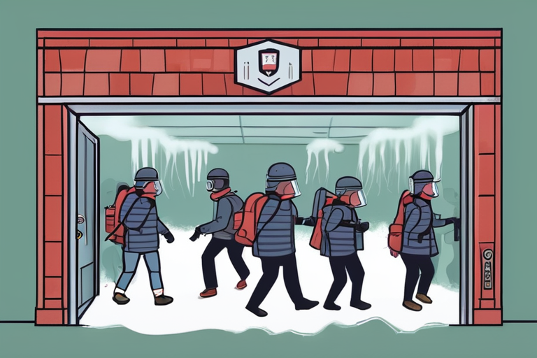 "Tear Gas Engulfs Chicago Elementary School in ICE Raid Chaos"