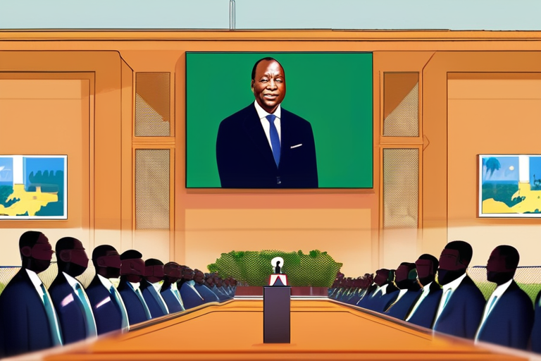 Ouattara's Fourth Term Bid Sparks Tensions and Protests in Ivory Coast