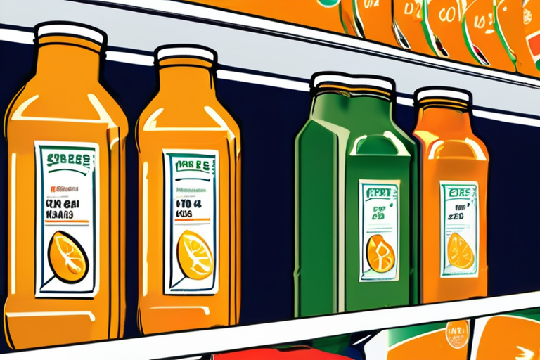 Supermarket Prices Soar: Orange Juice Costs Rise 134% Amid Widespread Price Hikes
