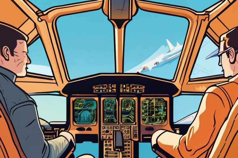 Pilots Ground Flight to Prevent Potential Cockpit Breach