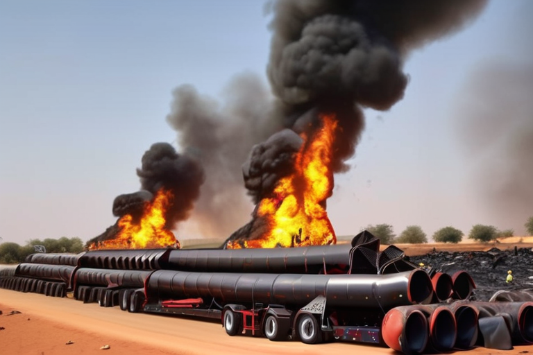 Niger Tanker Explosion Claims 30 Lives, Leaves 40 Injured in Devastating Blaze