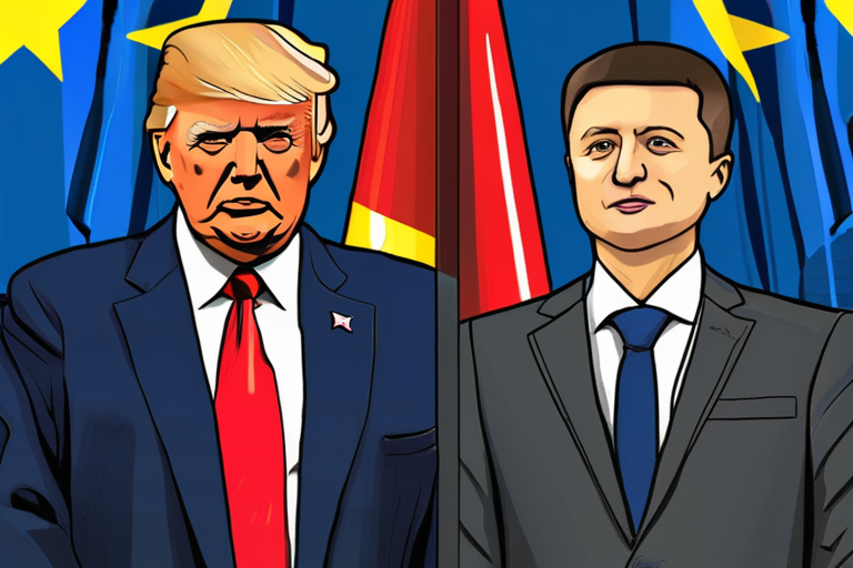 "Trump-Zelensky Talks Stall on Ukraine Cease-Fire"