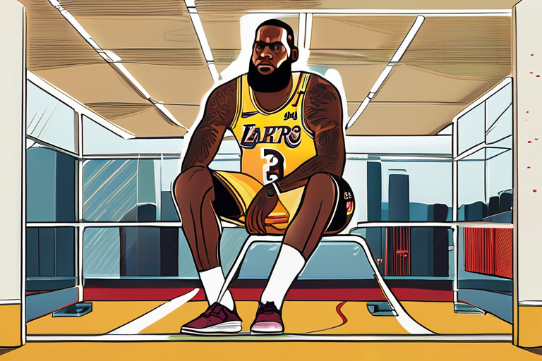 LeBron James Grounded by Sciatica: NBA Superstar Sidelined for Season Opener