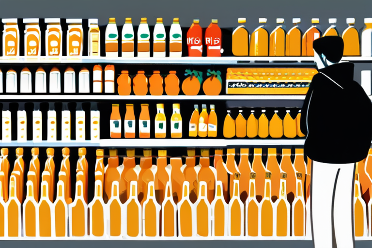 UK Supermarket Prices Soar: Orange Juice Costs Skyrocket 134% Since 2020