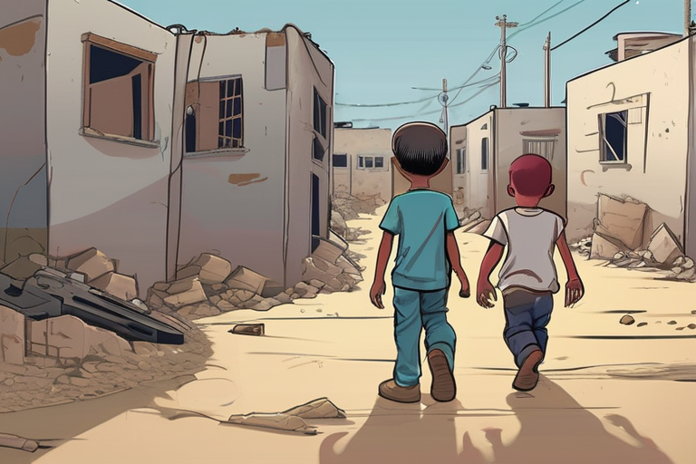 Gaza Children Still Reeling from Trauma Two Years After Devastating War