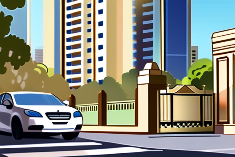 Car Rams Russian Consulate Gate in Sydney, Driver Arrested