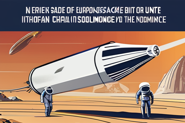 European Firms Unite to Take On SpaceX in Space Industry Dominance