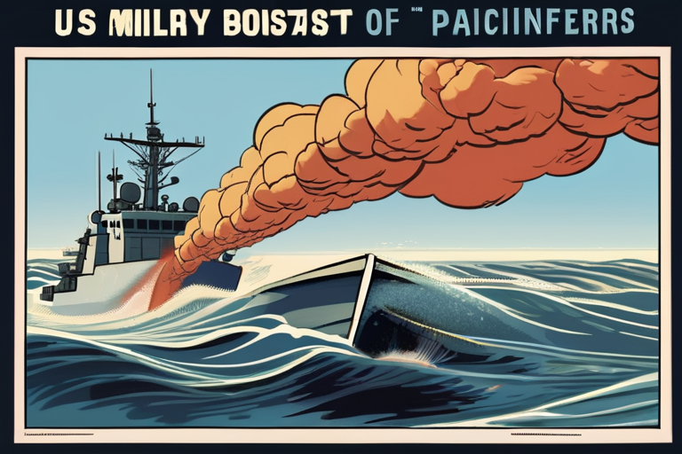 "US Military Blasts Pacific Boats, Takes Down 5 Traffickers"
