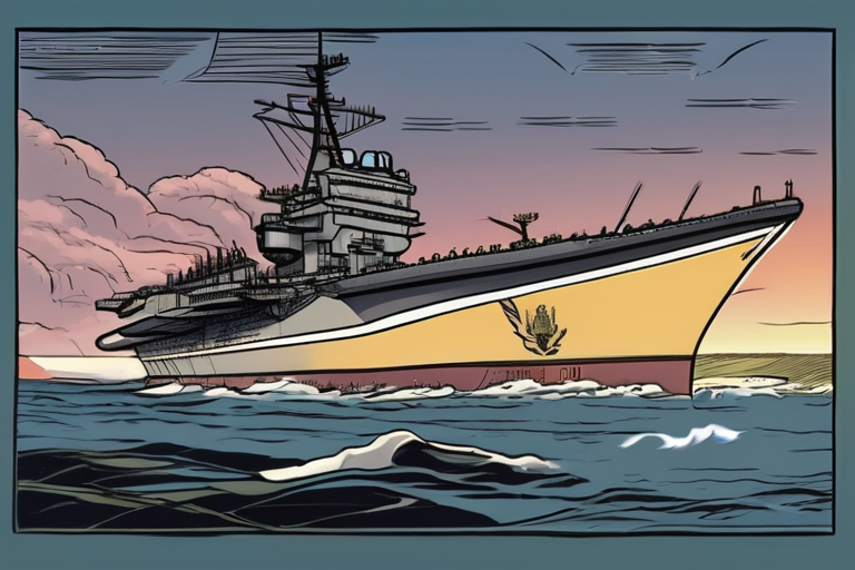 "US Sends Aircraft Carrier to South America in Bold Display of Military Might"