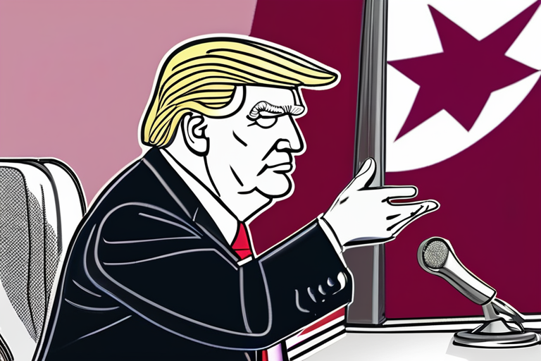 Trump Thanks Qatar for Gaza Ceasefire Mediation Efforts