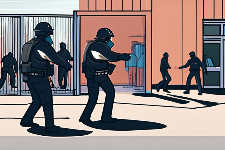 ICE Agents Clash with Protesters Outside Chicago Facility