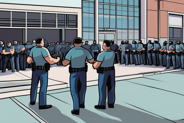 ICE Agents Clash with Protesters Outside Chicago Facility