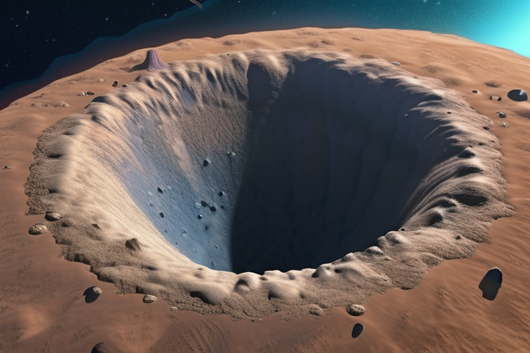"Beneath Atlantic Waves, 9km Asteroid Impact Crater Exposed in Stunning 3D"
