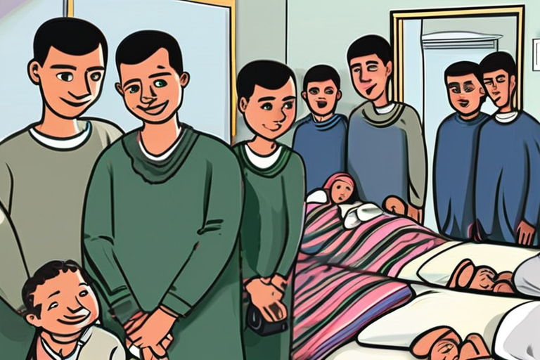 Gaza Couple Raises 36 Children After Losing Five Sons in Conflict