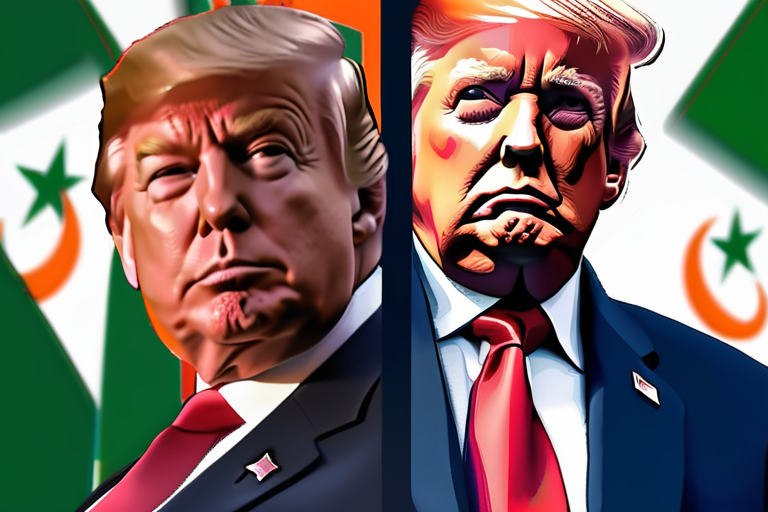 Trump Threatens 250% Tariffs on India, Pakistan in Bid to Resolve Kashmir Conflict