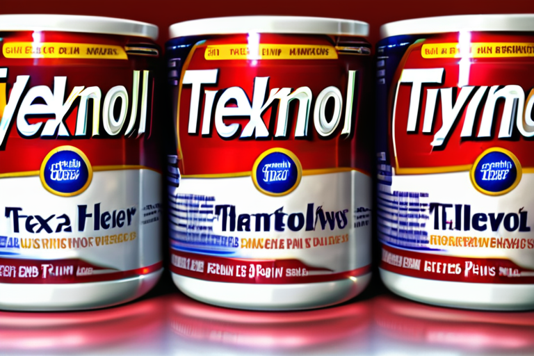 Texas Sues Tylenol Maker Over Deceptive Marketing of Pain Reliever