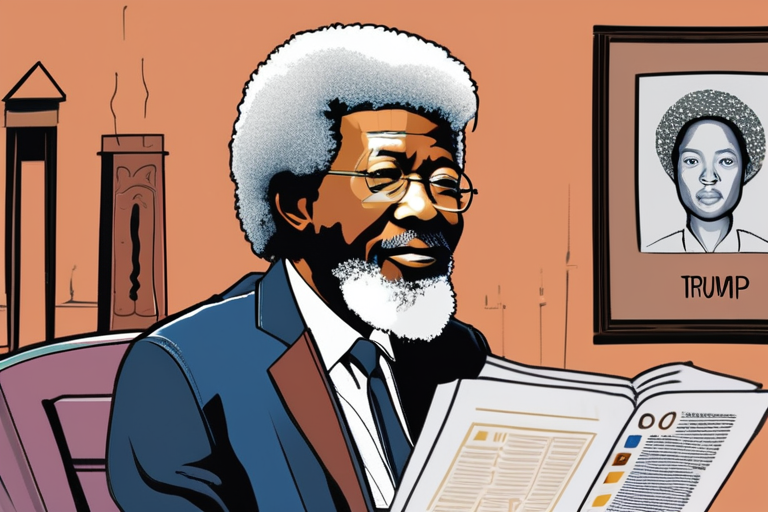 "Trump Revokes Visa of Nobel Laureate Wole Soyinka"