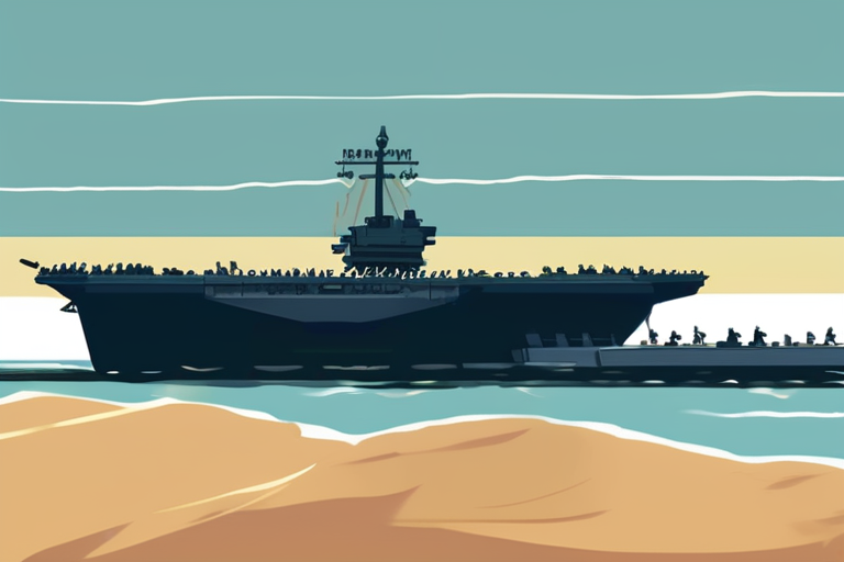 US Aircraft Carrier Shift Leaves Mideast and Europe Vulnerable Amid Israel-Hamas Ceasefire