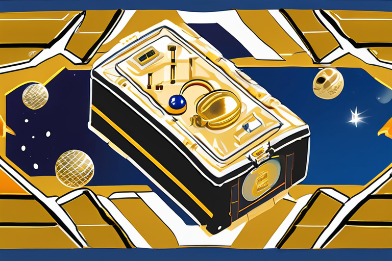 Japan's HTV-X Spacecraft Delivers "Golden Treasure Box" to International Space Station