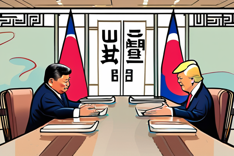 "Trump Secures Historic Meeting with Xi in South Korea"
