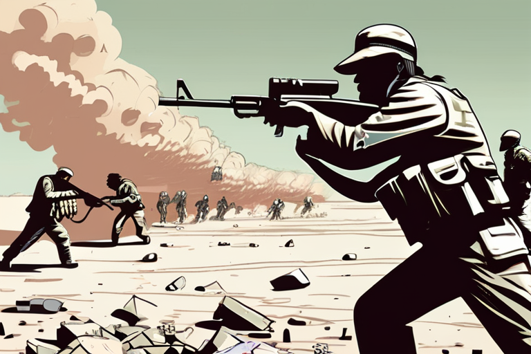 Civilians Under Fire: RSF Militiamen Unleash Brutal Violence in El Fasher