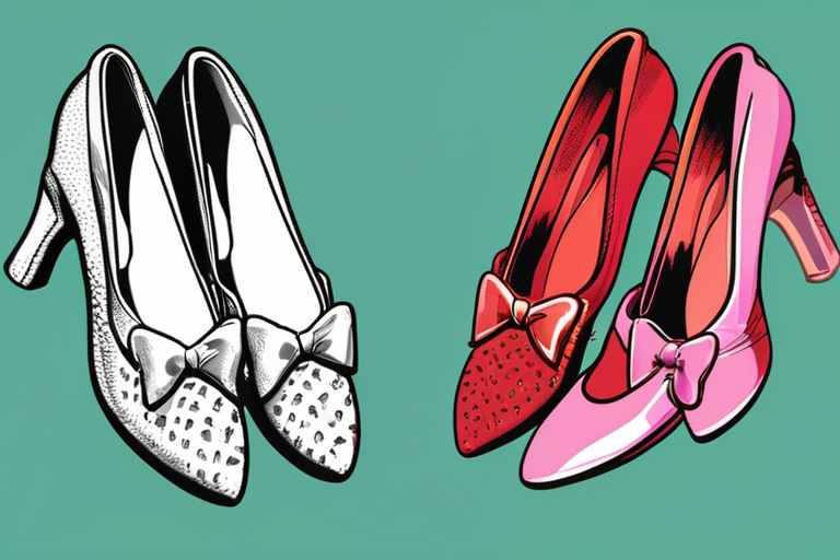 Dorothy's Iconic Slippers Get a Silver Makeover in Wicked: For Good