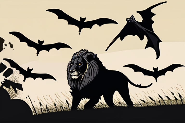Bats Outmaneuver Lions: Unlikely Hunters Unleash Efficient Ambush Tactics