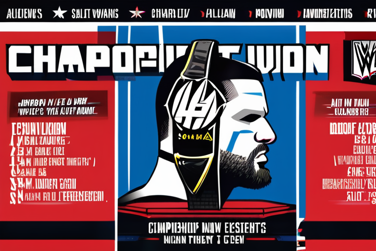 WWE Saturday Night's Main Event: Championship Showdowns in Salt Lake City