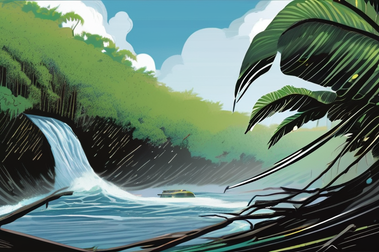 "Hurricane Melissa Unleashes Destruction on Black River, Jamaica"